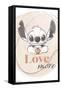 Disney Lilo and Stitch - Love More-Trends International-Framed Stretched Canvas