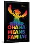 Disney Lilo and Stitch - Ohana Pride-Trends International-Framed Poster