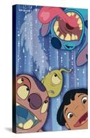 Disney Lilo and Stitch - Photobooth Faces-Trends International-Stretched Canvas