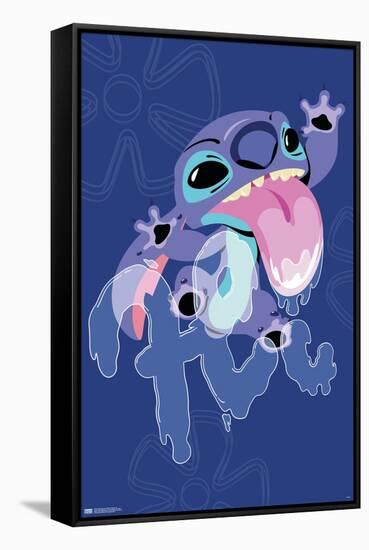 Disney Lilo And Stitch - Slobber Hi-Trends International-Framed Stretched Canvas
