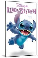 Disney Lilo and Stitch - Stitch Feature Series-Trends International-Mounted Poster