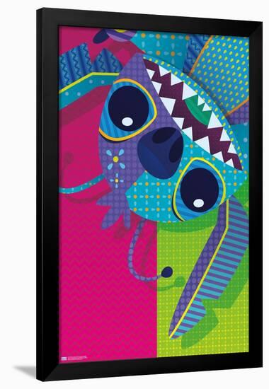 Disney Lilo and Stitch - Stitch Patchwork-Trends International-Framed Poster