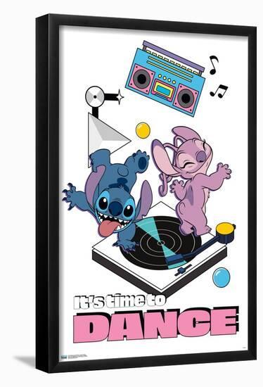 Disney Lilo and Stitch - Time To Dance-Trends International-Framed Poster