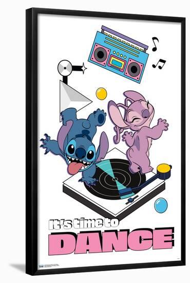 Disney Lilo and Stitch - Time To Dance-Trends International-Framed Poster