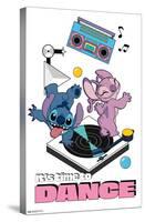 Disney Lilo and Stitch - Time To Dance-Trends International-Stretched Canvas