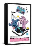 Disney Lilo and Stitch - Time To Dance-Trends International-Framed Stretched Canvas