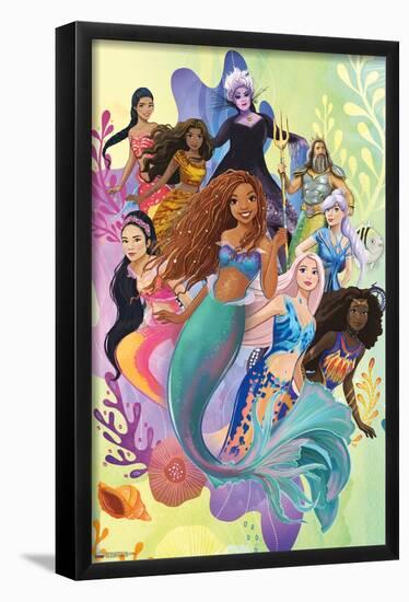 Disney Little Mermaid - Group-Trends International-Framed Poster