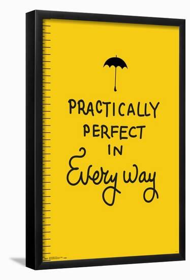 Disney Mary Poppins - Practically Perfect-Trends International-Framed Poster