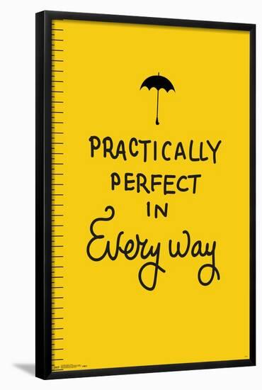 Disney Mary Poppins - Practically Perfect-Trends International-Framed Poster