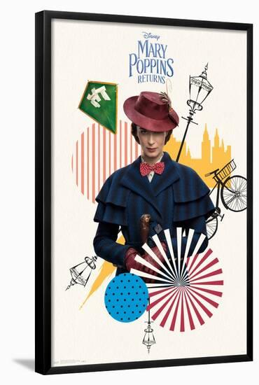 Disney Mary Poppins Returns - Mary-Trends International-Framed Poster