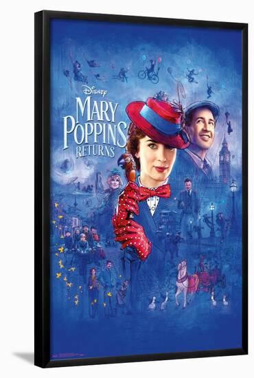 Disney Mary Poppins Returns - Sketch-Trends International-Framed Poster