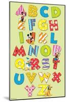 Disney Mickey Mouse - Alphabet-Trends International-Mounted Poster