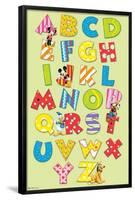 Disney Mickey Mouse - Alphabet-Trends International-Framed Poster