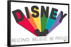 Disney Mickey Mouse - Be Proud-Trends International-Framed Poster