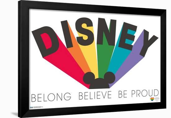 Disney Mickey Mouse - Be Proud-Trends International-Framed Poster