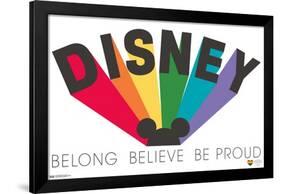 Disney Mickey Mouse - Be Proud-Trends International-Framed Poster