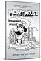 Disney Mickey Mouse - Black and White Steamboat Willie-Trends International-Mounted Poster