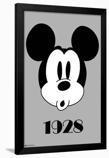 Disney Mickey Mouse - Face-Trends International-Framed Poster