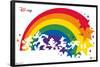 Disney Mickey Mouse & Friends - Rainbow-Trends International-Framed Poster