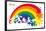 Disney Mickey Mouse & Friends - Rainbow-Trends International-Framed Poster