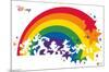Disney Mickey Mouse & Friends - Rainbow-Trends International-Mounted Poster