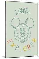 Disney Mickey Mouse - Little Explorer-Trends International-Mounted Poster