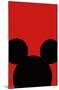 Disney Mickey Mouse - Minimalist Ears-Trends International-Mounted Poster