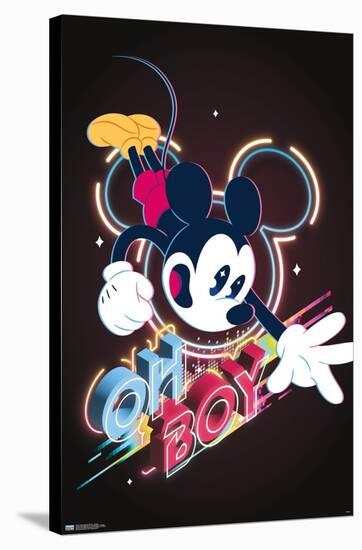 Disney Mickey Mouse - Oh Boy-Trends International-Stretched Canvas