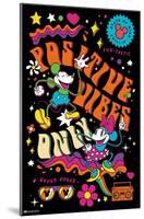 Disney Mickey Mouse - Positive Vibes-Trends International-Mounted Poster