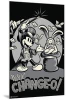 Disney Mickey Mouse - Presto Change-O-Trends International-Mounted Poster