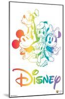 Disney Mickey Mouse - Pride-Trends International-Mounted Poster