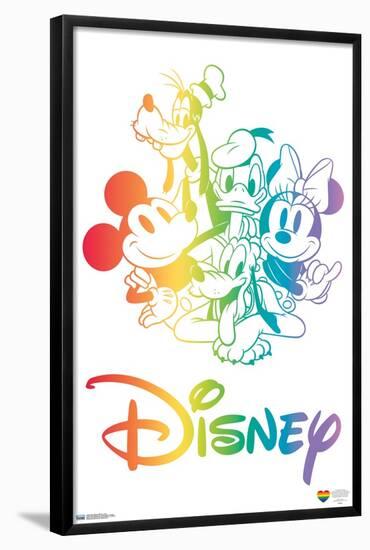 Disney Mickey Mouse - Pride-Trends International-Framed Poster