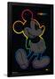 Disney Mickey Mouse - Rainbow Outline-Trends International-Framed Poster