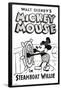 Disney Mickey Mouse - Steamboat Willie-Trends International-Framed Poster