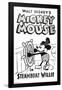 Disney Mickey Mouse - Steamboat Willie-Trends International-Framed Poster