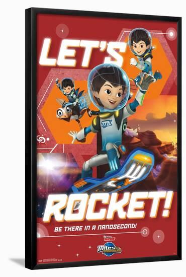 Disney Miles from Tomorrowland - Rocket-Trends International-Framed Poster