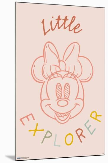 Disney Minnie Mouse - Little Explorer-Trends International-Mounted Poster