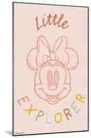 Disney Minnie Mouse - Little Explorer-Trends International-Mounted Poster