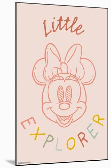 Disney Minnie Mouse - Little Explorer-Trends International-Mounted Poster