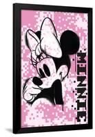 Disney Minnie Mouse - Pink Pixels-Trends International-Framed Poster