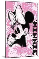 Disney Minnie Mouse - Pink Pixels-Trends International-Mounted Poster
