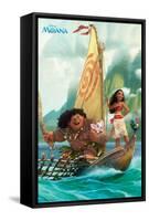 Disney Moana - Group-Trends International-Framed Stretched Canvas