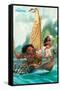 Disney Moana - Group-Trends International-Framed Stretched Canvas