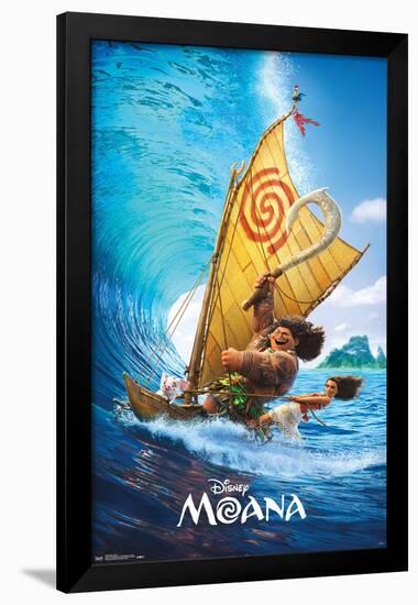 Disney Moana - Wave-Trends International-Framed Poster