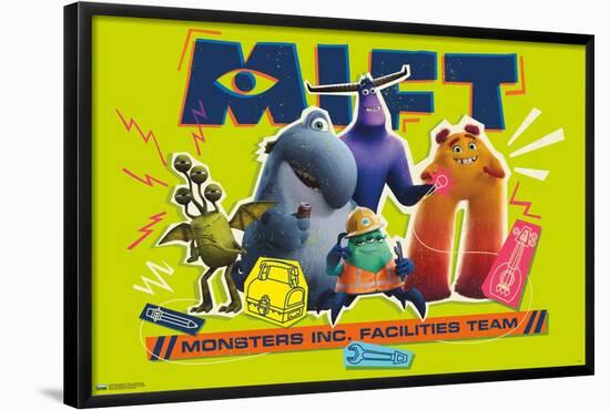 Disney Monsters at Work - Facilities Team-Trends International-Framed Poster