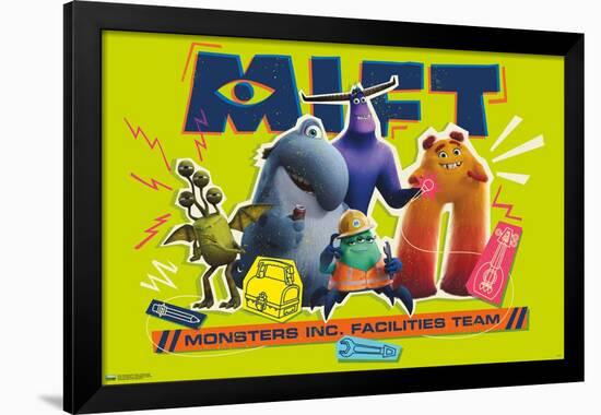 Disney Monsters at Work - Facilities Team-Trends International-Framed Poster