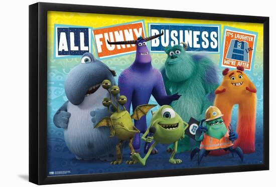 Disney Monsters at Work - Funny Business-Trends International-Framed Poster