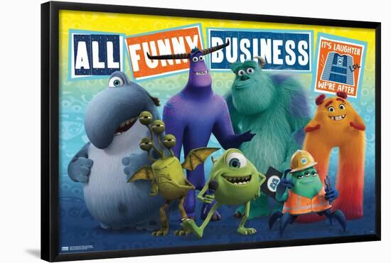Disney Monsters at Work - Funny Business-Trends International-Framed Poster