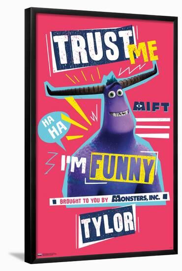 Disney Monsters at Work - Trust Me-Trends International-Framed Poster