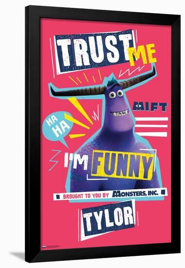 Disney Monsters at Work - Trust Me-Trends International-Framed Poster